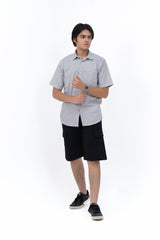 Men's Bermuda Cargo Shorts - Black