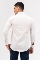 Men's Regular Fit Full Sleeve Shirt - White