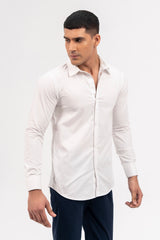 Men's Regular Fit Full Sleeve Shirt - White