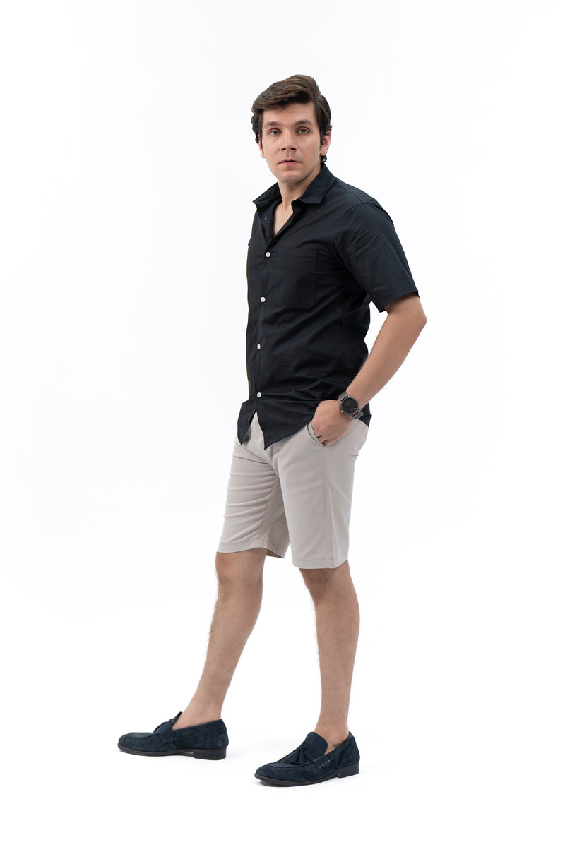 Men's Slim Fit Chino Shorts -  Stone