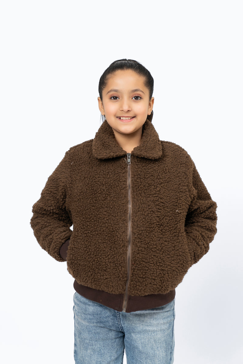 Amazon.com: Girls Faux-Fur Jacket Coat Toddler Baby Kids Sweater Clothes  Winter Windproof Thicken Jacket Fleece for 1 to 7Y: Clothing, Shoes &  Jewelry