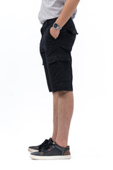 Men's Bermuda Cargo Shorts - Black