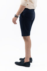 Men's Slim Fit Chino Shorts -  Navy Blue