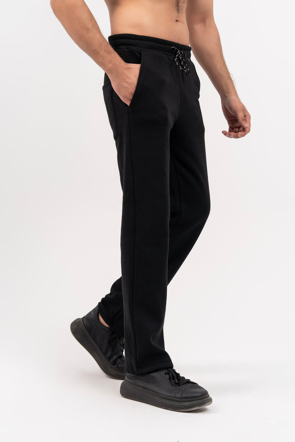 Men's Relaxed Fit Fleece Pant - Black