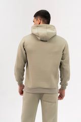 Men's Oversized Hoodie in Fleece - Sage Green