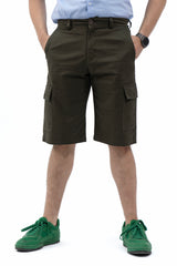 Men's Bermuda Cargo Shorts - Green