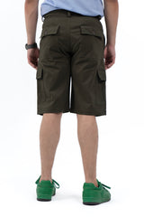 Men's Bermuda Cargo Shorts - Green