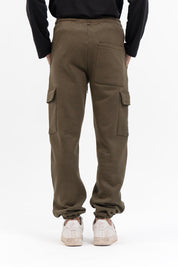 Men's Cargo Jogger Pant in Fleece - Green