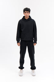 Men's Hoodie in Fleece - Black