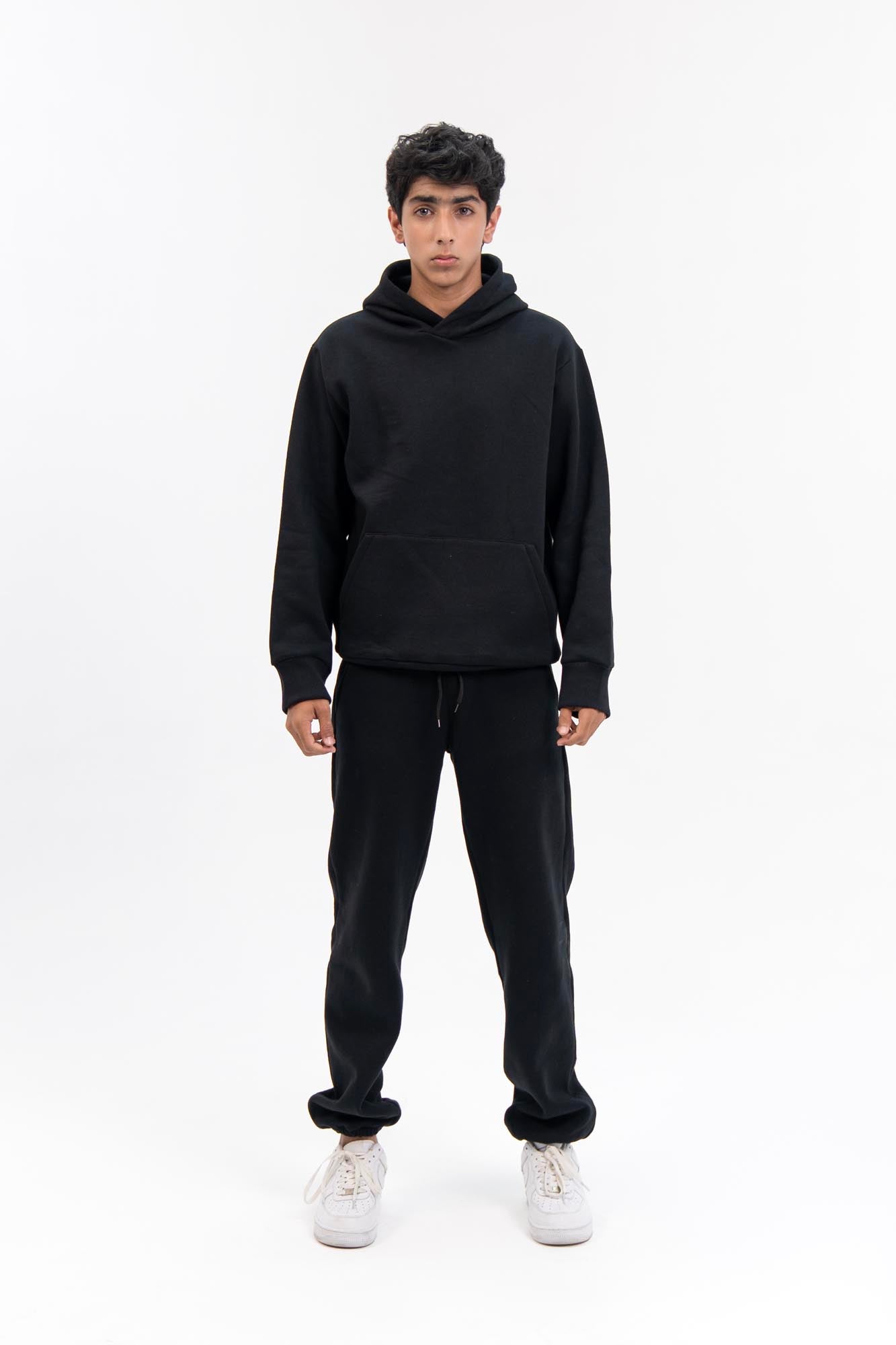 Men's Jogger Pant in Fleece - Black