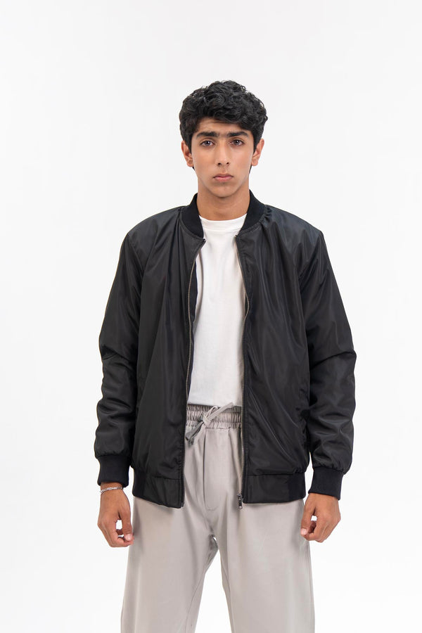 Men's Bomber Jacket - Black