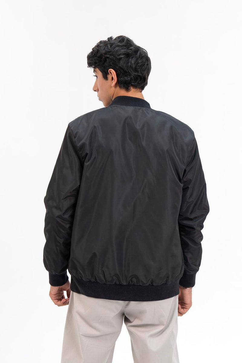 Men's Bomber Jacket - Black