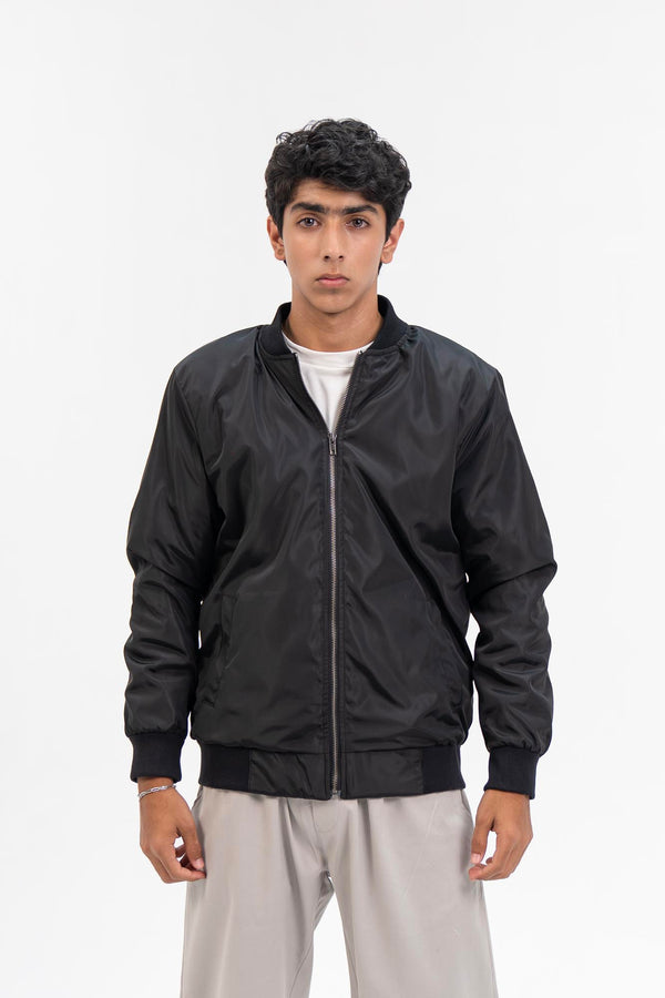 Men's Bomber Jacket - Black