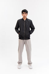 Men's Bomber Jacket - Black