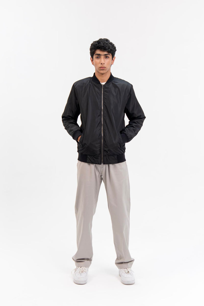 Men's Bomber Jacket - Black