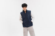 Men's Puffer Vest - Navy Blue