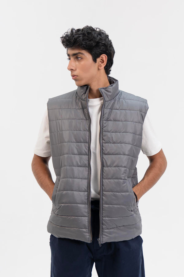 Men's Light Weight Gilet - Grey