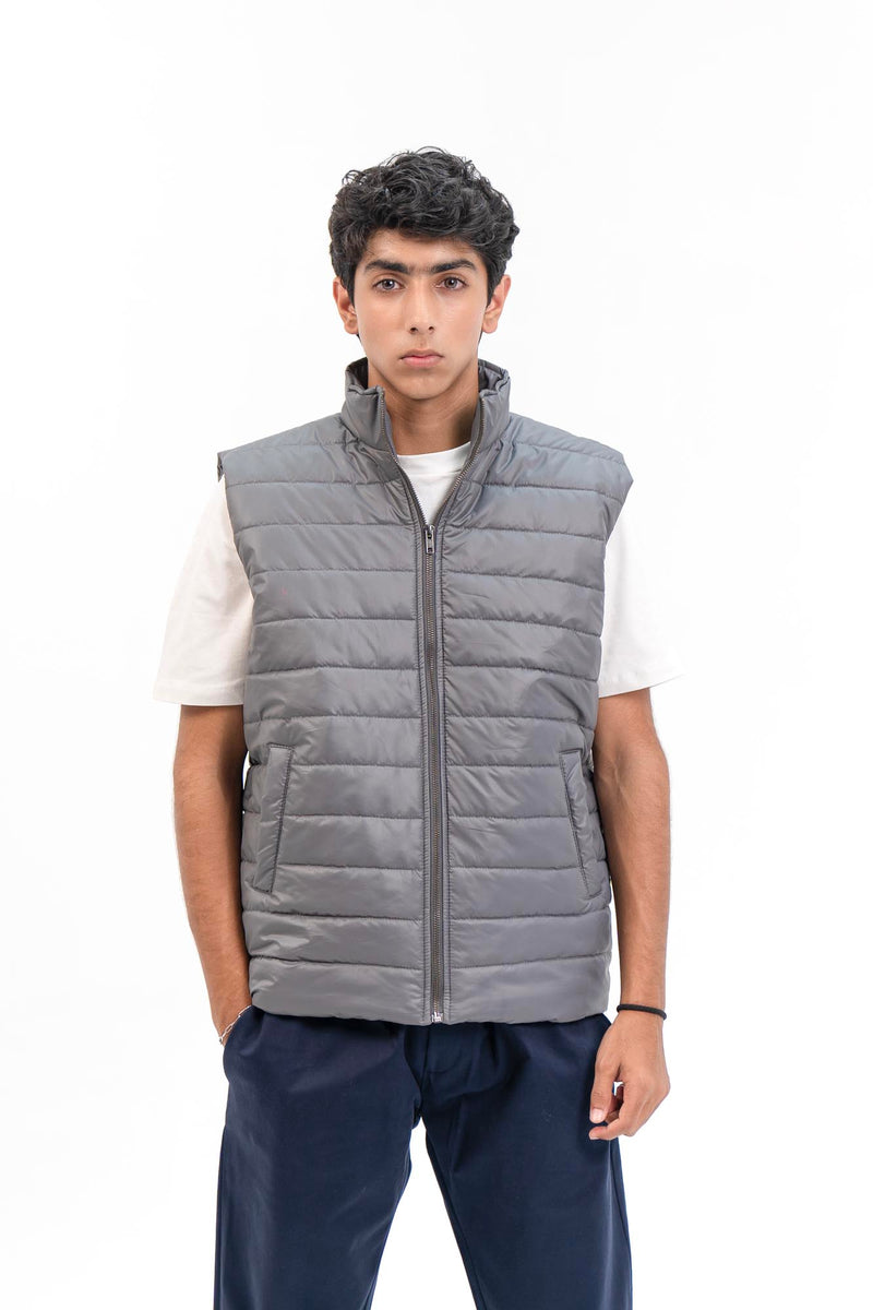 Men's Light Weight Gilet - Grey