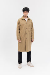 Men's Trench Coat - Camel Brown