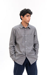 Men's Regular Fit Shirt  - Grey