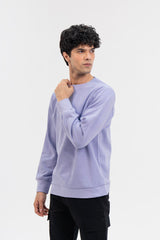 Men's Sweatshirt in Fleece - Lavender