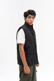 Men's Puffer Vest - Black