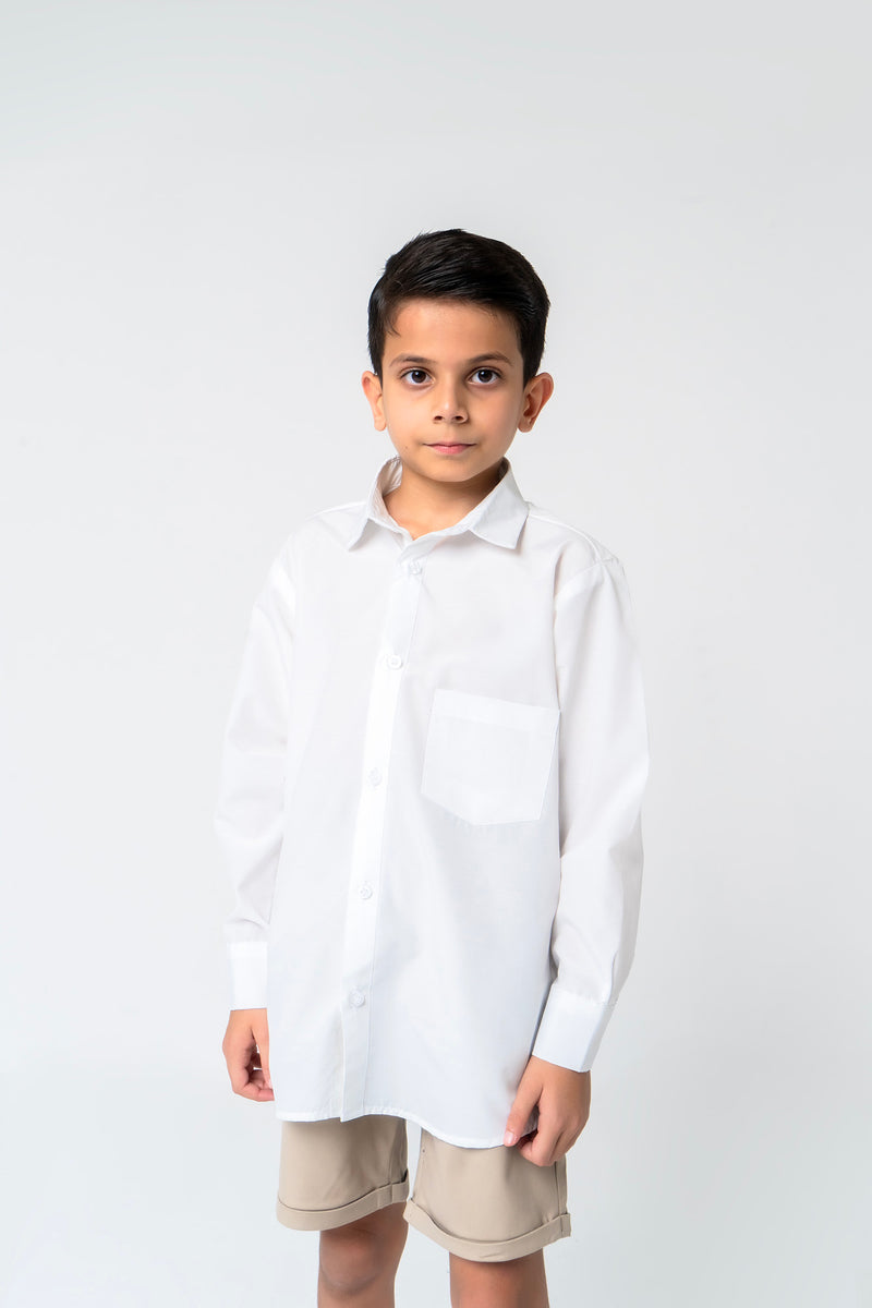 Boys Oxford Shirt - White