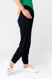 Girls Terry Jogger Pant - Black