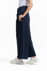 Super Wide Leg Pant - Navy Blue