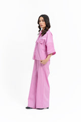 Boxy Pocket Fit Shirt - Pink