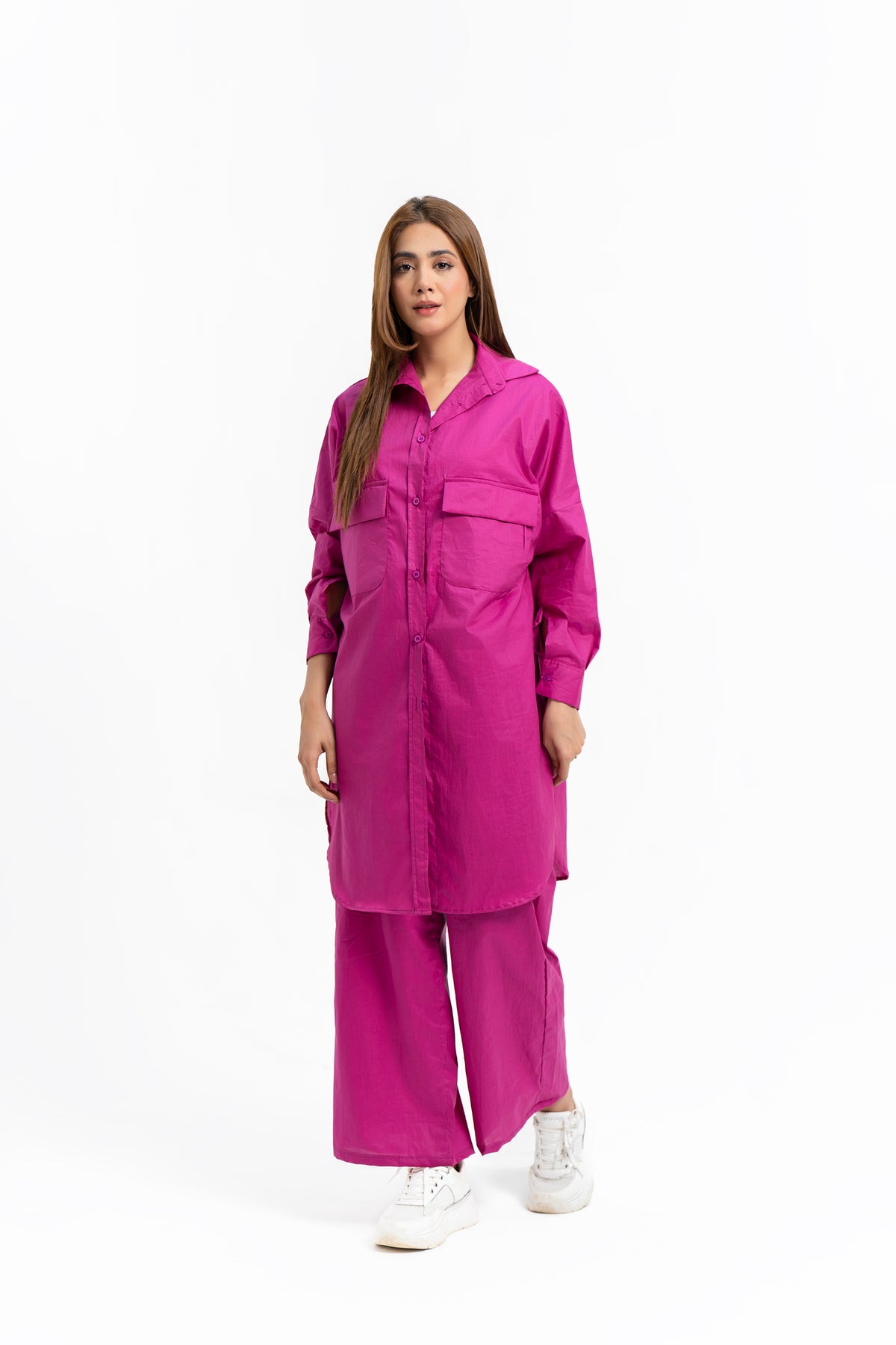 Women Long Shirt Co ord Matching Separate Nine Ninety Nine