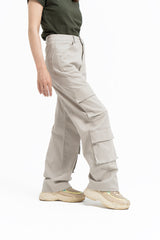 Double Pocket Cargo Pant - Stone