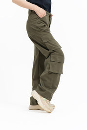 Double Pocket Cargo Pant - Green