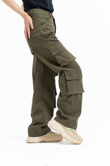 Double Pocket Cargo Pant - Green