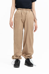 Parachute Toggle Pants - Light Brown