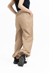 Parachute Toggle Pants - Light Brown