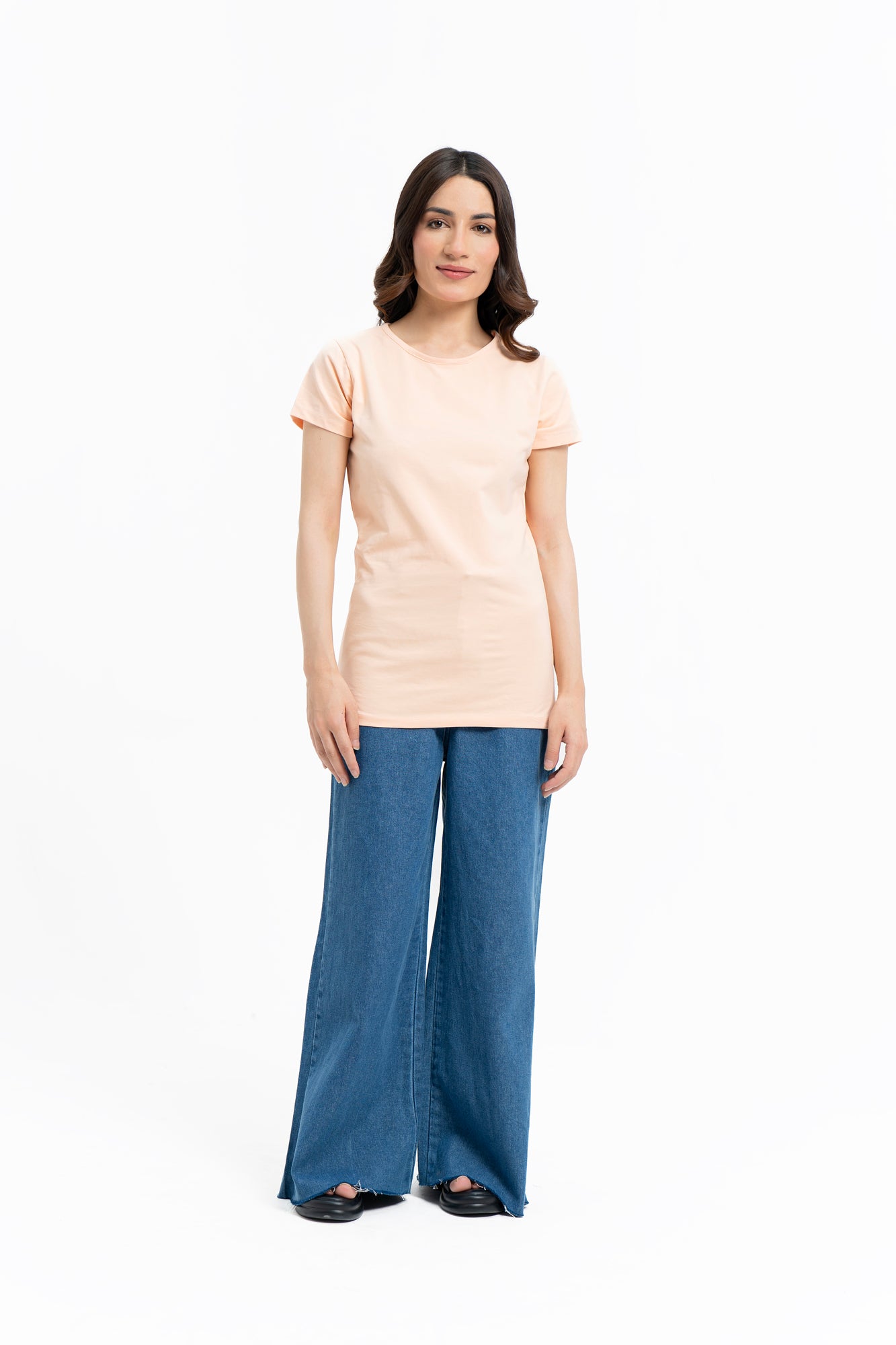 Short Sleeve T-Shirt - Light Peach