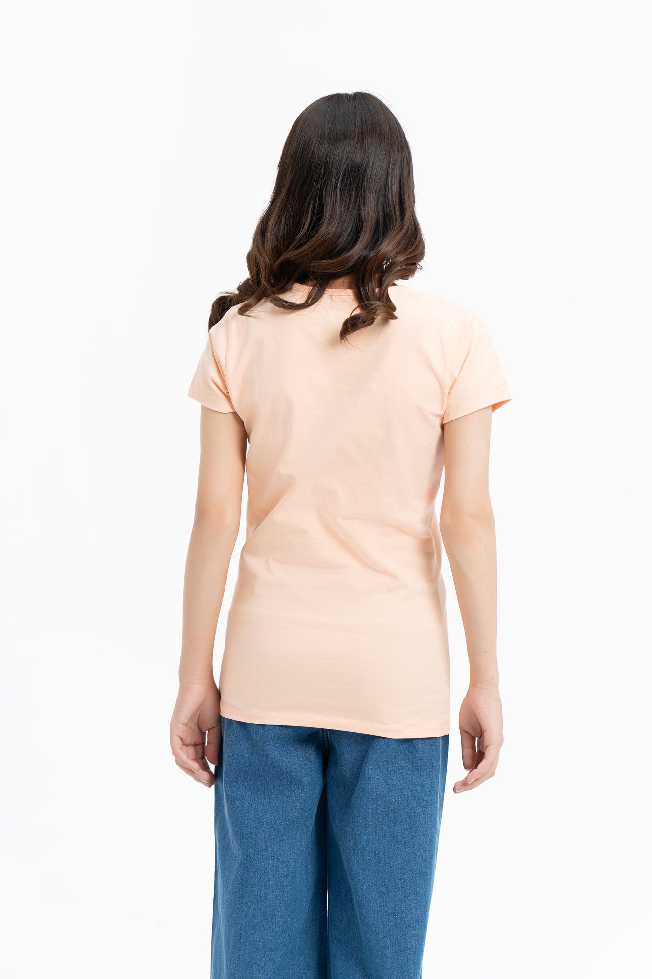 Short Sleeve T-Shirt - Light Peach
