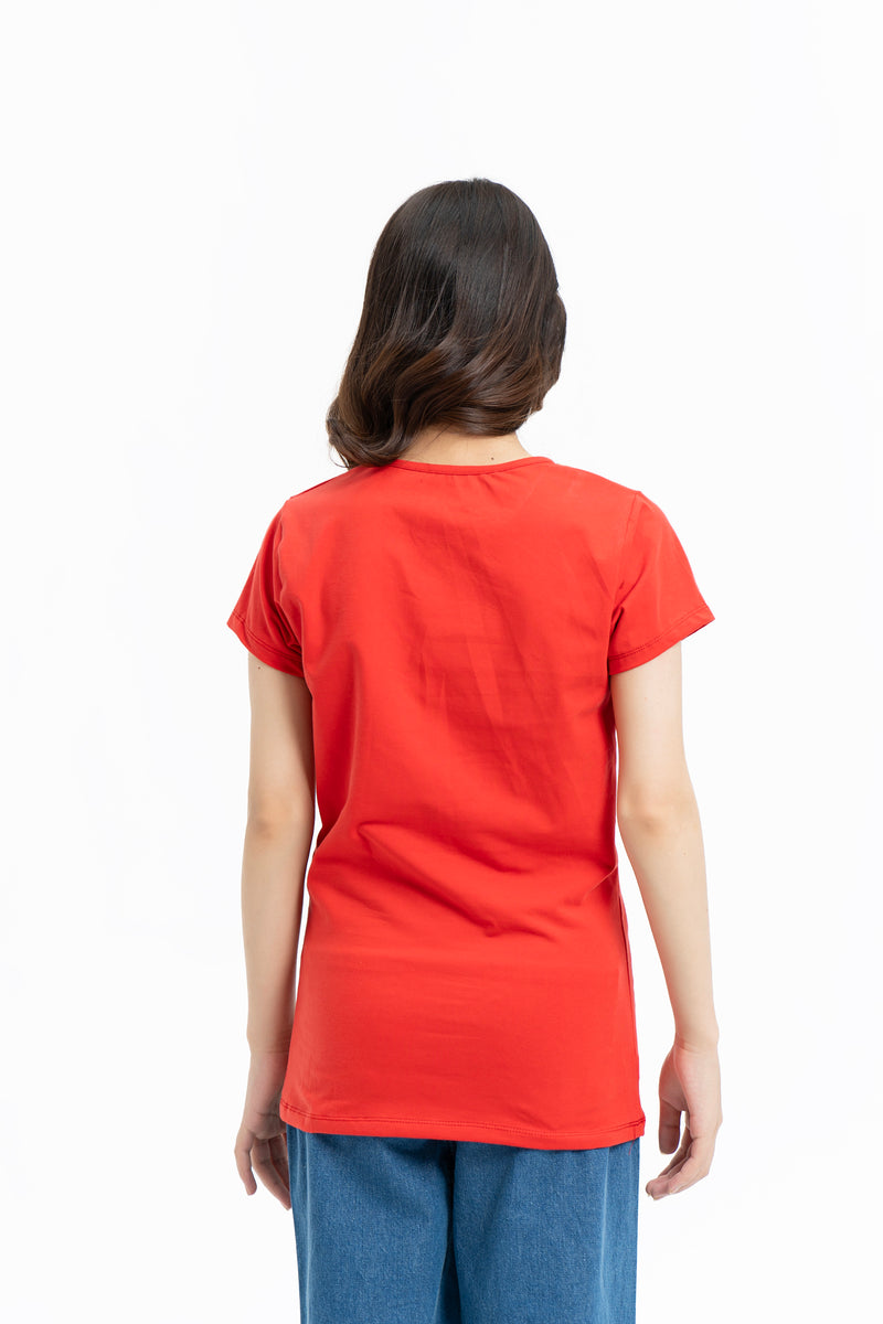 Short Sleeve T-Shirt - Red