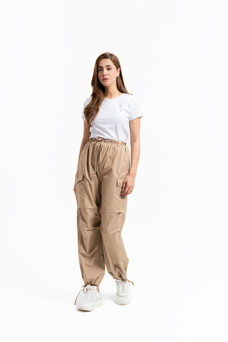 Parachute Cargo Pant - Light Brown