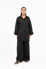 Wide Sleeve Shirt - Black