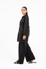 Wide Sleeve Shirt - Black