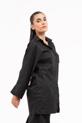 Wide Sleeve Shirt - Black