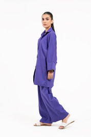 Wide Sleeve Shirt - Purple