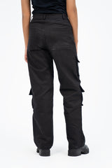 Double Pocket Cargo Pant - Black