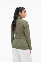 Turtleneck Top - Green