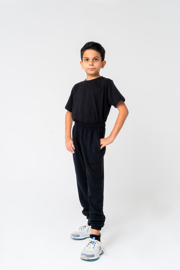 Boys Terry Jogger Pant - Black