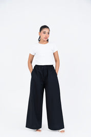 Oversized Wide Leg Pant - Black
