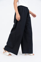 Oversized Wide Leg Pant - Black