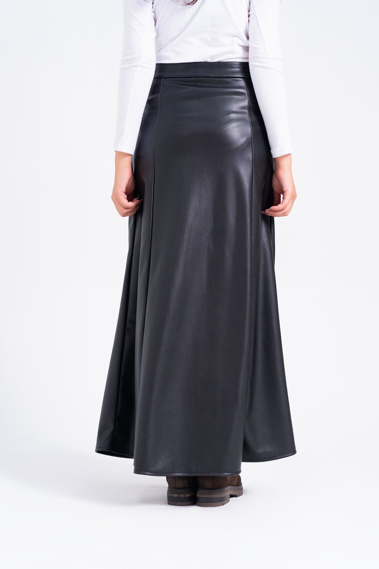 Leather Skirt - Black